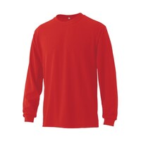 マスダ EKS220 エクスライブ長袖Tシャツ レッド