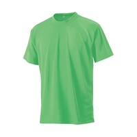 マスダ EC1182 エコラブTシャツ 蛍光グリーン