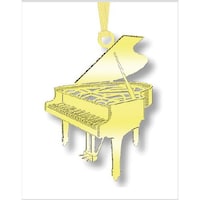 東洋精密工業 金のしおり ピアノ ゴールド×10