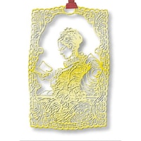 東洋精密工業 ブックマーク 読書する少女 ゴールド×10