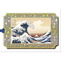 東洋精密工業 ブックマーク北斎神奈川沖波裏ゴールド×10