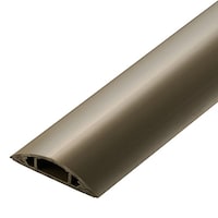 エレコム 配線カバー 床用 モール ( 長さ1m × 幅54mm ) ブラウン