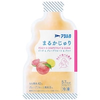 アヲハタ 【冷凍】アヲハタ まるかじゅり ピーチ&グレープフルーツ&グァバ 80g×12個