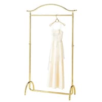 店研創意(ストア・エキスプレス) ブライダルハンガーラック ゴールドメッキ ブライダルハンガー 210739 シングルハンガーラック 1台