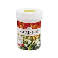 小久保工業所 弁当箱 1段 サラダポット ドレッシングケース付き KK495 KK495 1個