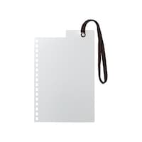 リヒトラブ カスタマイズ オープンリングノート ゴムバンド付き下じき A6 乳白 N29241 N29241 1枚