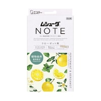 エステー ムシューダNOTE 1年間有効 クローゼット用 ペパーミント&ベルガモット 3個 60288243 1個