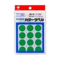 ニチバン マイタックカラーラベル 緑 1個(180片入) ML171N3 ML171N3 1個