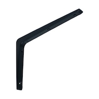 和気産業 アルミブラケット ブラック 300mm TK069 TK069 1本