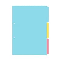 プラス インデックスシート A4S 2穴用 3山 84841 84841 1セット