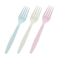 サンナップ カラーフォーク 17cm 使い捨て 10本入 60382415 1セット