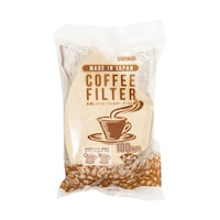 サンナップ コーヒーフィルター 100枚入 未晒し バージンパルプ 60382434 1セット