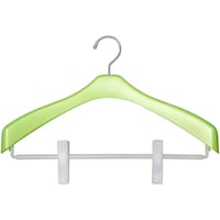 シンコハンガー ジャケットハンガー Livido ジャケットクリップ42 パールグリーン 60382695 1本