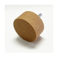 サンフレックス 軸付砥石 金属用 WA材 6Φ軸 #60 約126g 3718PX 3718PX 1本