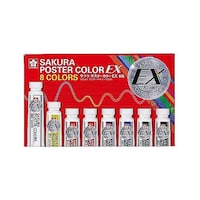 サクラクレパス ポスターカラーEX8色12mL PEW8 PEW8 1セット