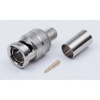 トーコネ BNC75Ωコネクタストレートプラグ BP5CV BP5CV 1個