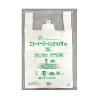 福助工業 バイオマスレジ袋 ニューイージーバッグバイオ25 3L 1袋(100個入) 0364266 0364266 1袋