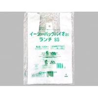 福助工業 バイオマス弁当袋 イージーバッグバイオ25 ランチ SS 1袋(100個入) 0364381 0364381 1袋