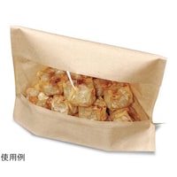 福助工業 角底袋 パノラマパック KBB1816未晒P 1袋(100個入) 0563420 0563420 1袋