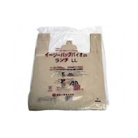 福助工業 弁当袋 イージーバッグバイオ25 ランチ LL ベージュ 1袋(100個入) 0364525 0364525 1袋