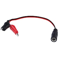 ビットストロング DCジャック(5.5×2.1mm メス) ミノムシクリップ変換ケーブル 赤黒ケーブル UL2468 20AWG BSDCCCL5521J0.2m BSDCCCL5521J0.2m