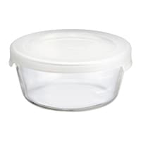 HARIO 保存容器 300mL 耐熱ガラス製 丸 MST30TW MST30TW 1個