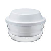 HARIO 電子レンジ調理器 ガラスのレンジ蒸し器 XMK120W XMK120W 1個