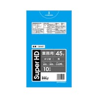 ハウスホールド ゴミ袋 45L 80×65cm 厚さ0.02mm 10枚入 青 GH41 GH41 1袋