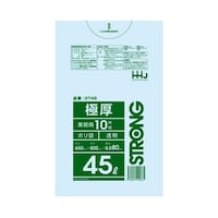 ハウスホールド ゴミ袋 45L 80×65cm 厚さ0.08mm 10枚入 透明 GT48 GT48 1袋