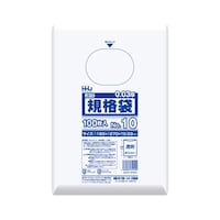 ハウスホールド ゴミ袋 規格袋 10号 食品検査適合 厚さ0.03mm 100枚入 透明 JS10 JS10 1袋