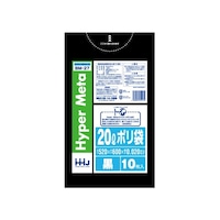 ハウスホールド ポリ袋 20L 52×60cm 10枚入 黒 BM27 BM27 1袋