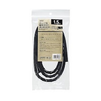 ヤザワ まとめるチューブ10mm1.5m ブラック BKST10K BKST10K 1個