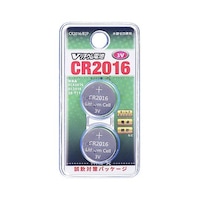オーム電機 Vリチウム電池 CR2016(2個入) CR2016/B2P CR2016/B2P 1パック