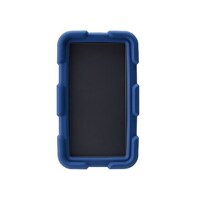 タカチ電機工業 LCT型耐衝撃シリコンカバー付プラスチックケース(電池構造:単3×2本 色:ダークグレー/ネイビーブルー) LCT115HM2DN LCT115HM2DN 1個