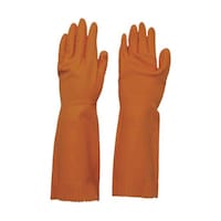 ダンロップホームプロダクツ 天然ゴム厚手 裏毛付 ML オレンジ 6332 6332 1双