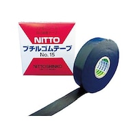 日東電工 (シンコー)自己融着テープ No.15 ノンセパレータータイプ 0.5mm×19mm×10m ブラック 1519 1519 1巻