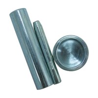 ユタカメイク 金具 手打式カシメ.台座セット 打棒 ハトメ棒 台座 J003 J003 1袋