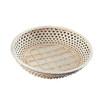 山下工芸 籐カゴ サンド皿 丸型 33167 φ210×H45 5406300 5406300 1個