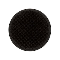 シンビ シンビ スウェード コースター 丸 #330 ブラック 5316250 5316250 1個