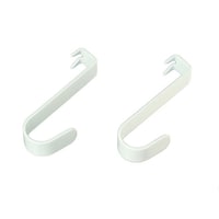 ハイロジック 鴨居フックS1 ホワイト 1セット(2個入) 30685 30685 1セット