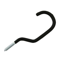 ハイロジック 強力ものかけJ型 120mm 黒 58007 58007 1個