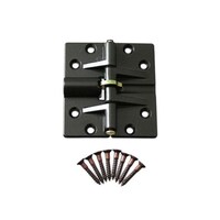 ハイロジック 折戸蝶番 茶 KZ242 KZ242 1個