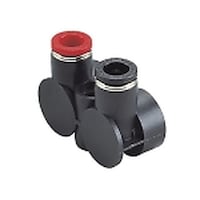 ピスコ 2回路ジャンクションブロック106シリーズ(固定型) 末端出力ポート φ8 MA10606C MA10606C 1個