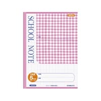 キョクトウ スクールノート 桃 B5 5mm方眼(10mm実線付)色柄 LMC5GP LMC5GP 1冊