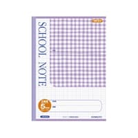 キョクトウ スクールノート 紫 B5 5mm方眼(10mm実線付)色柄 LMC5GV LMC5GV 1冊