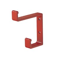 シロクマ L形帽子掛赤 A46 A46 1個