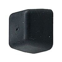 シロクマ キューブ戸当り15ミリ黒 R1 R1 1個