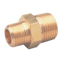 アソー 異径六角ニップル PT1/8×PT1/4 NE1012 NE1012 1個