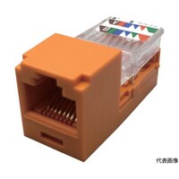 パンドウイットコーポ カテゴリ5Eモジュラージャック オレンジ CJ588ORY CJ588ORY 1個