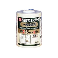 アサヒペン PCお徳用マスキングテープ 15X5巻入り (一般塗装用) 62228367 1個
